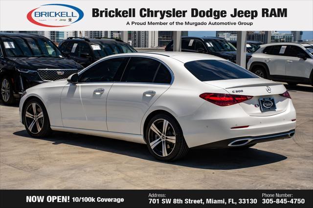 used 2024 Mercedes-Benz C-Class car, priced at $39,795