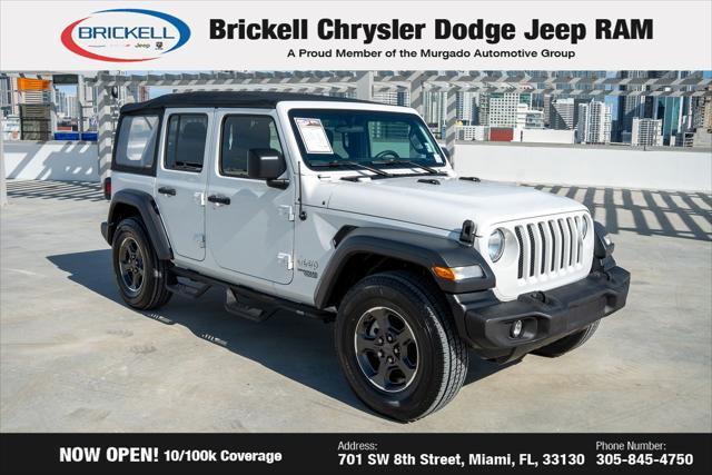 used 2018 Jeep Wrangler Unlimited car, priced at $21,986