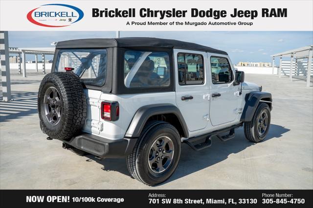 used 2018 Jeep Wrangler Unlimited car, priced at $21,986