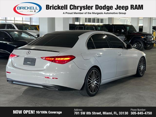 used 2022 Mercedes-Benz C-Class car, priced at $32,875