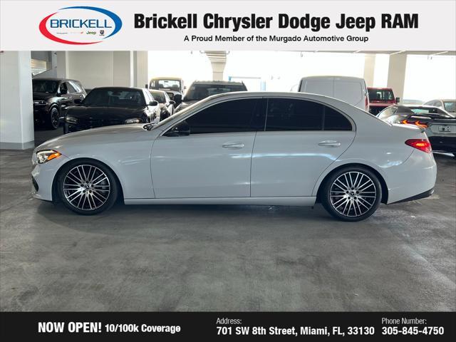 used 2022 Mercedes-Benz C-Class car, priced at $32,875