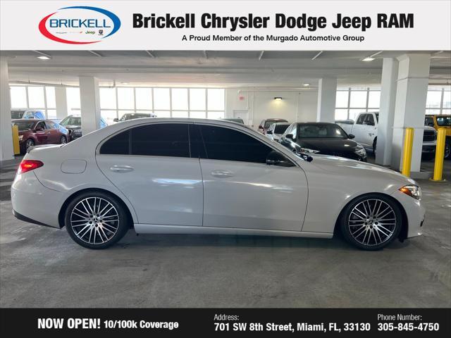 used 2022 Mercedes-Benz C-Class car, priced at $32,875