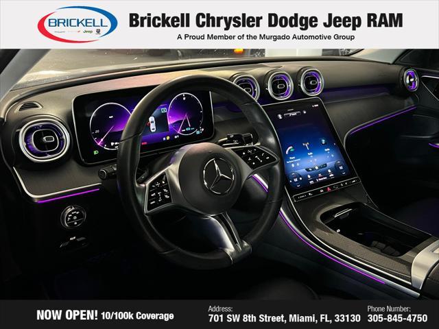 used 2022 Mercedes-Benz C-Class car, priced at $32,875