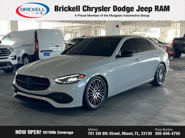 used 2022 Mercedes-Benz C-Class car, priced at $32,875