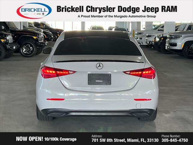 used 2022 Mercedes-Benz C-Class car, priced at $32,875