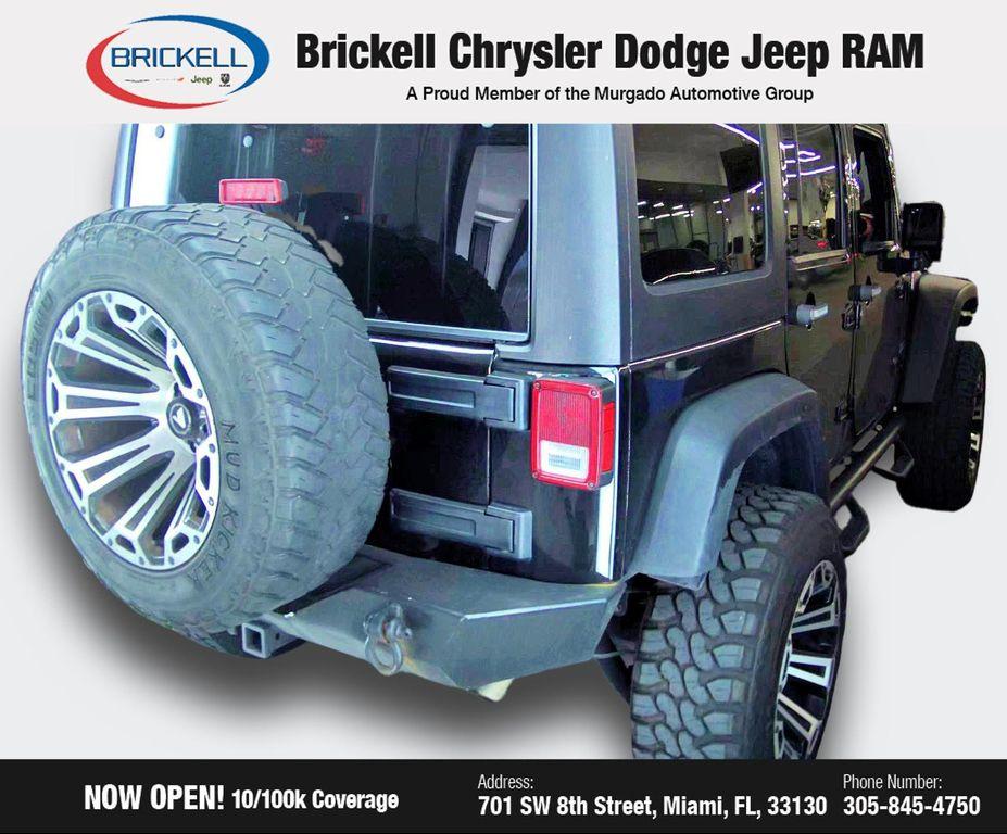 used 2015 Jeep Wrangler Unlimited car, priced at $14,240