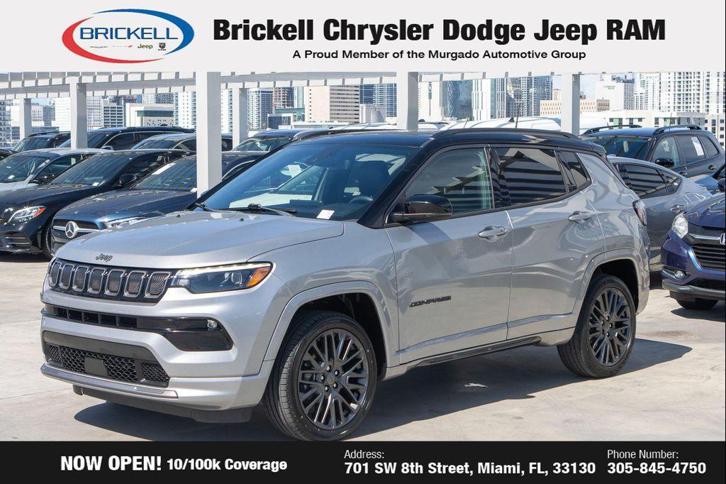 used 2022 Jeep Compass car, priced at $22,099