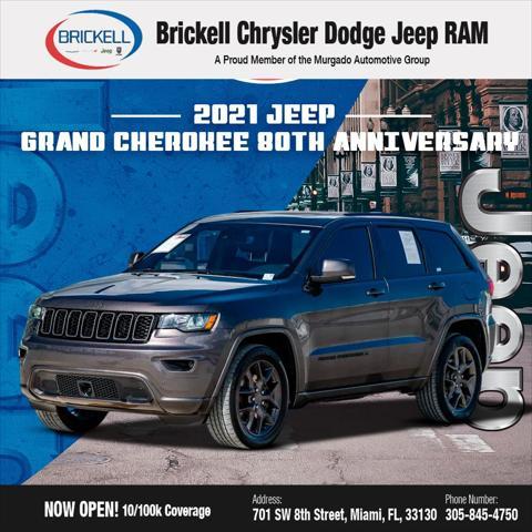 used 2021 Jeep Grand Cherokee car, priced at $21,049