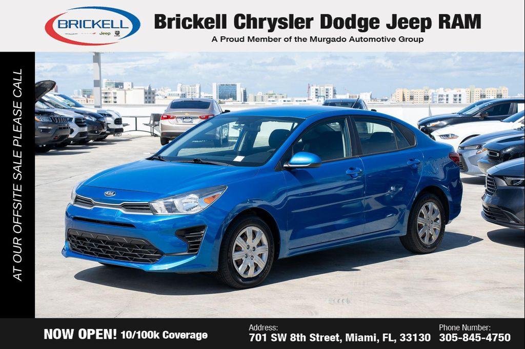 used 2021 Kia Rio car, priced at $10,440