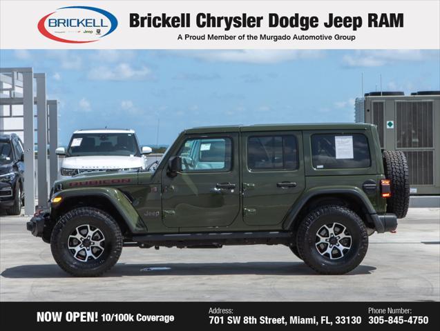 used 2021 Jeep Wrangler Unlimited car, priced at $32,759