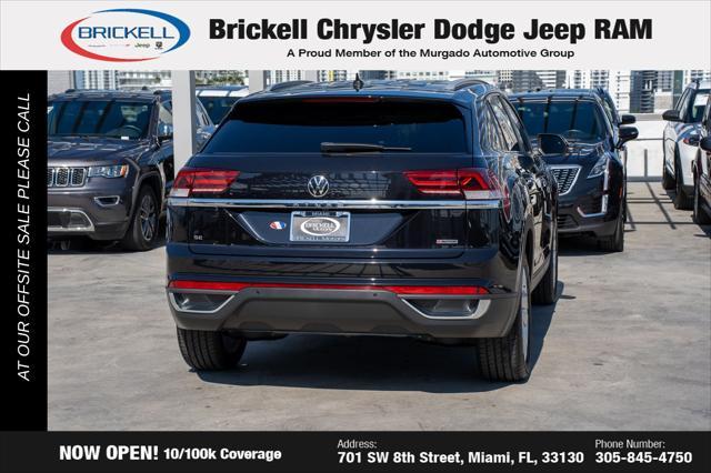 used 2022 Volkswagen Atlas Cross Sport car, priced at $25,870