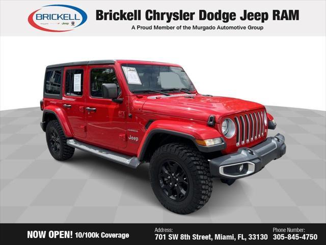 used 2020 Jeep Wrangler Unlimited car, priced at $23,249