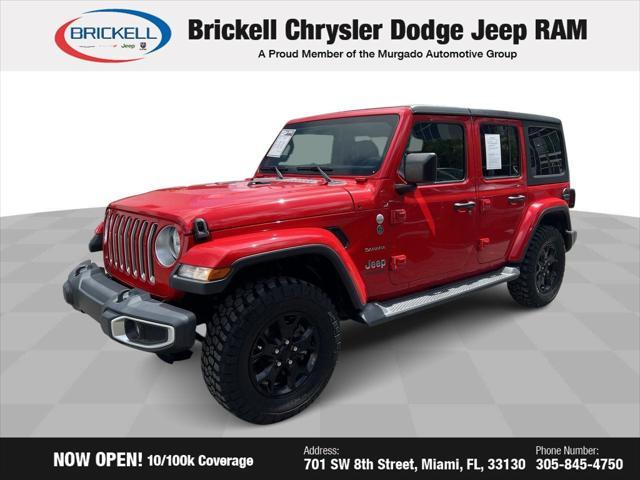 used 2020 Jeep Wrangler Unlimited car, priced at $23,249