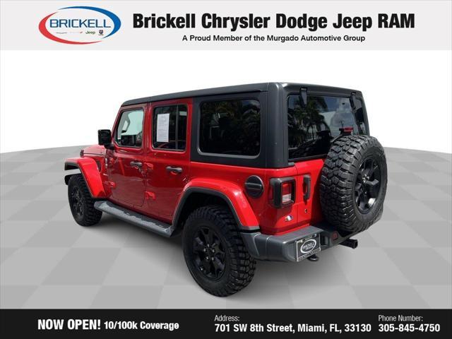 used 2020 Jeep Wrangler Unlimited car, priced at $23,249