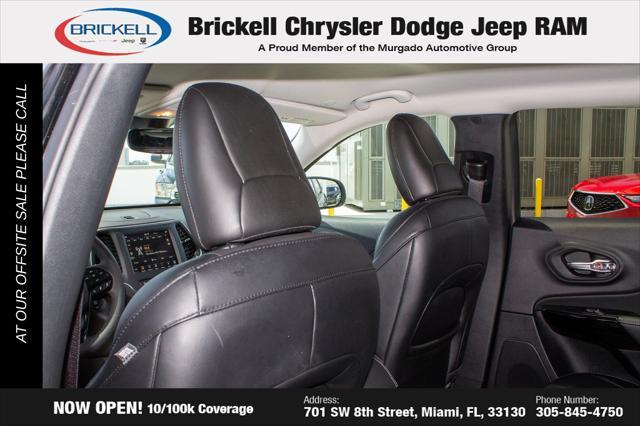 used 2023 Jeep Cherokee car, priced at $19,195