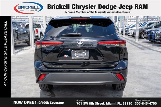 used 2023 Toyota Highlander car, priced at $27,099