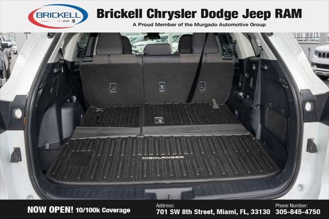 used 2023 Toyota Highlander car, priced at $30,495