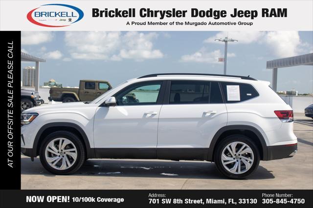 used 2022 Volkswagen Atlas car, priced at $24,275