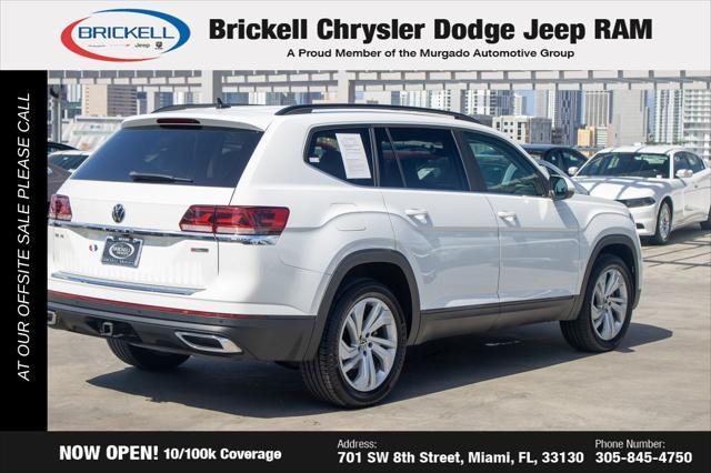 used 2022 Volkswagen Atlas car, priced at $24,275