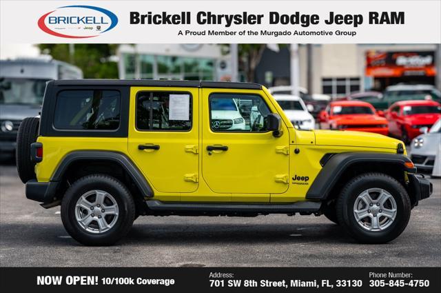 used 2022 Jeep Wrangler Unlimited car, priced at $27,704