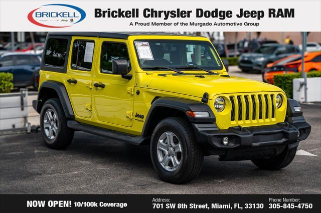 used 2022 Jeep Wrangler Unlimited car, priced at $27,704