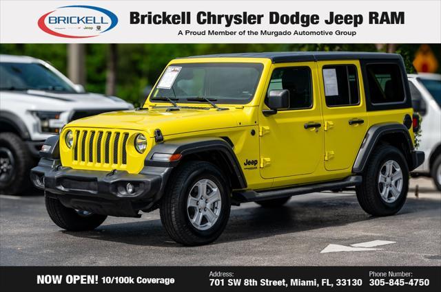 used 2022 Jeep Wrangler Unlimited car, priced at $27,704