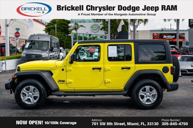 used 2022 Jeep Wrangler Unlimited car, priced at $27,704