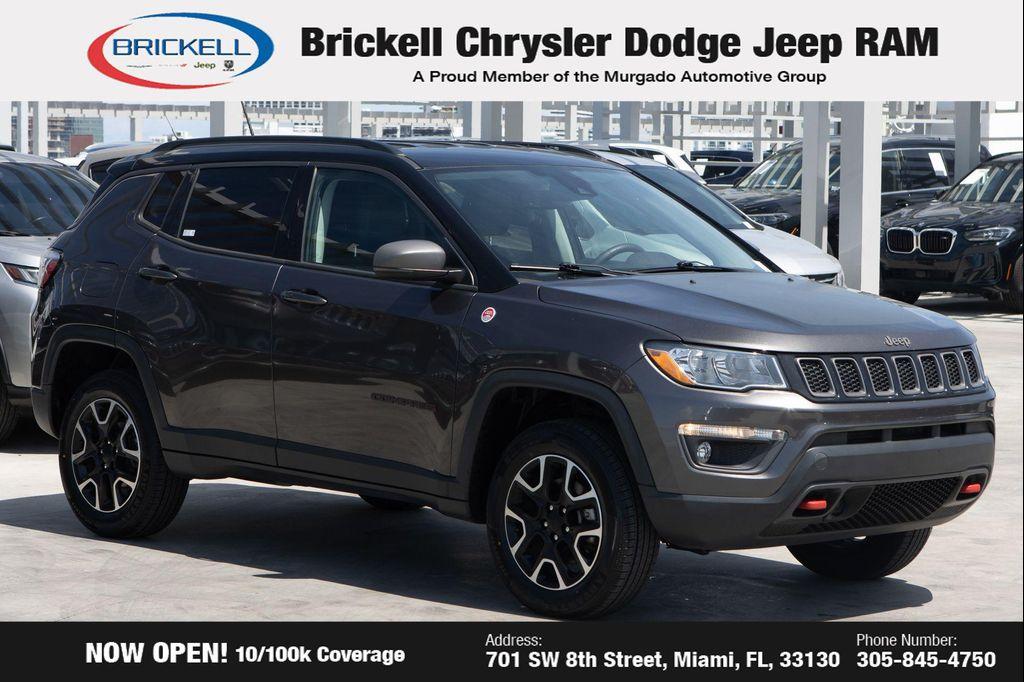 used 2021 Jeep Compass car, priced at $17,255