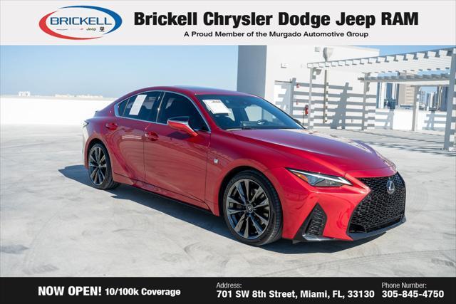 used 2023 Lexus IS 350 car, priced at $39,695