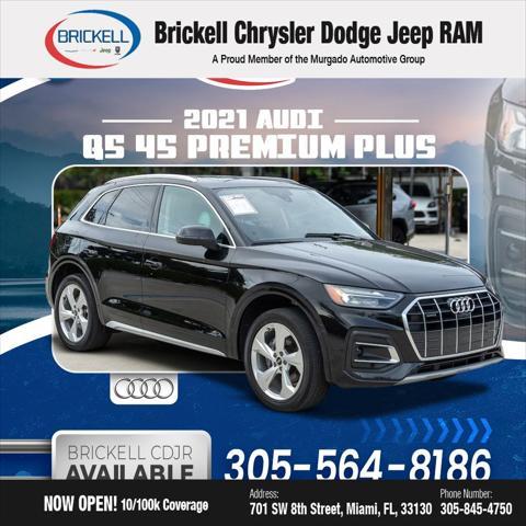 used 2021 Audi Q5 car, priced at $27,896