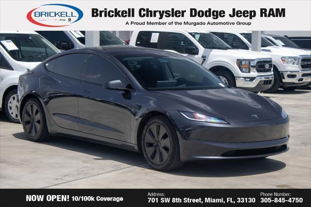 used 2024 Tesla Model 3 car, priced at $30,449