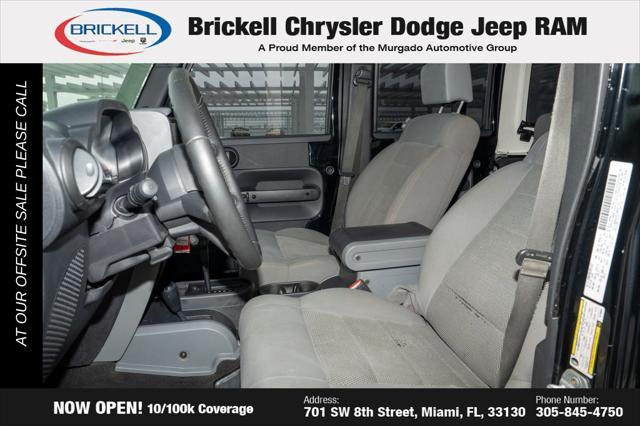 used 2009 Jeep Wrangler Unlimited car, priced at $11,995