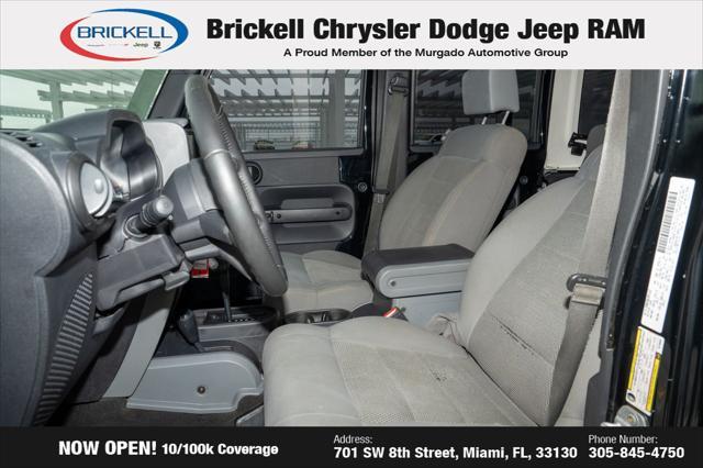 used 2009 Jeep Wrangler Unlimited car, priced at $12,390