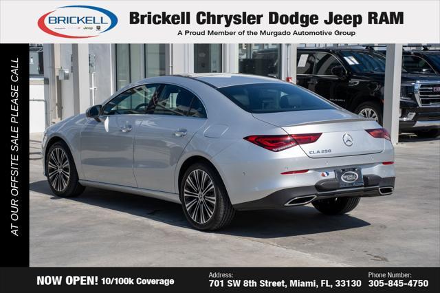 used 2023 Mercedes-Benz CLA 250 car, priced at $30,309