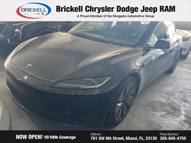 used 2025 Tesla Model 3 car, priced at $35,334