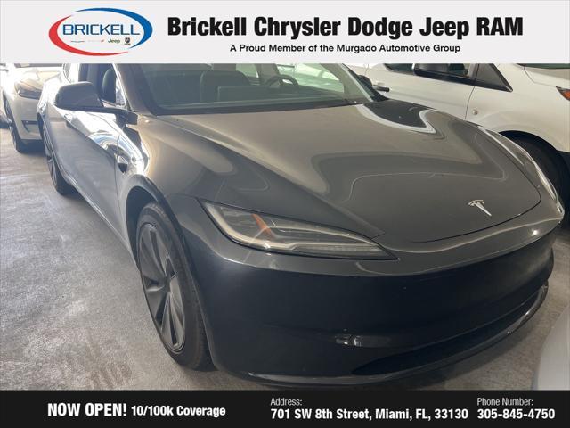 used 2025 Tesla Model 3 car, priced at $35,334