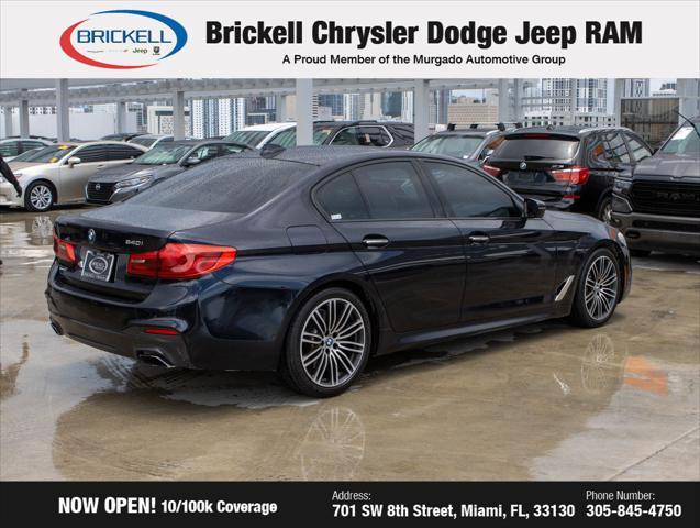 used 2017 BMW 540 car, priced at $21,257