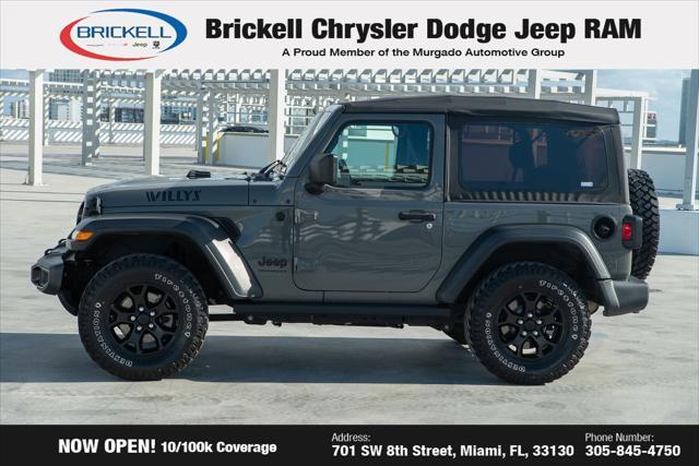 used 2021 Jeep Wrangler car, priced at $25,589