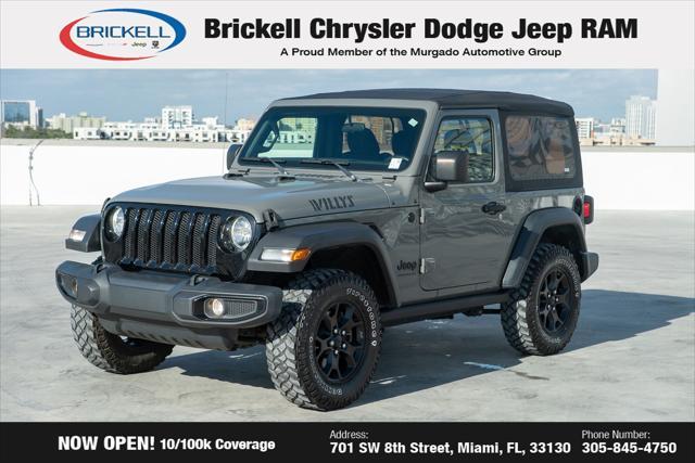 used 2021 Jeep Wrangler car, priced at $25,589