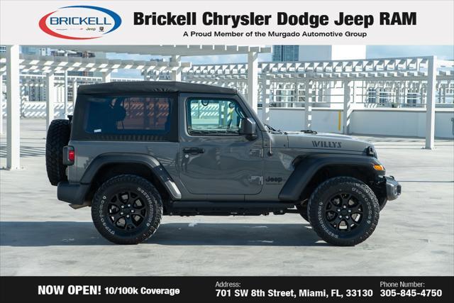 used 2021 Jeep Wrangler car, priced at $25,589