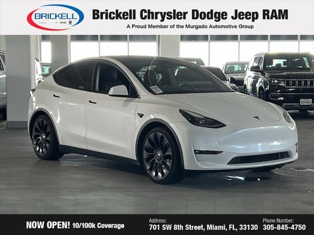 used 2022 Tesla Model Y car, priced at $31,159