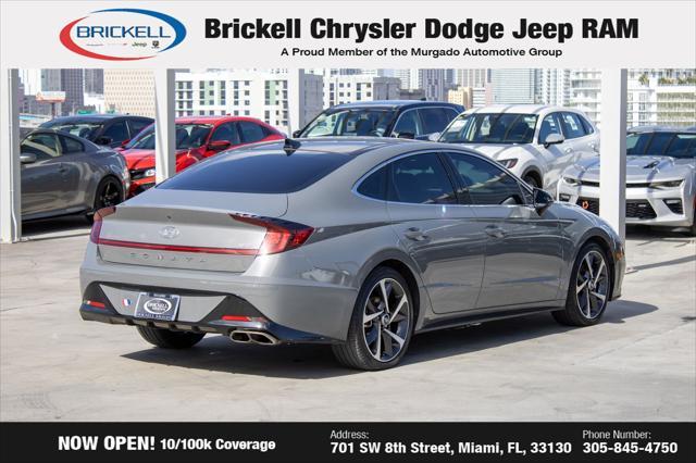 used 2022 Hyundai Sonata car, priced at $20,476
