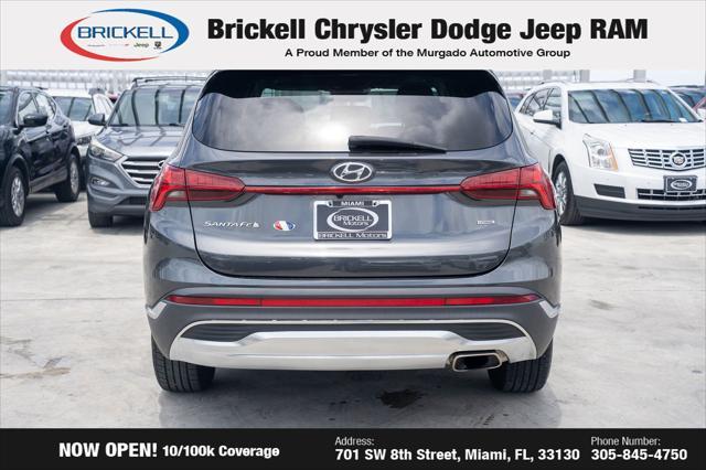 used 2021 Hyundai Santa Fe car, priced at $17,735