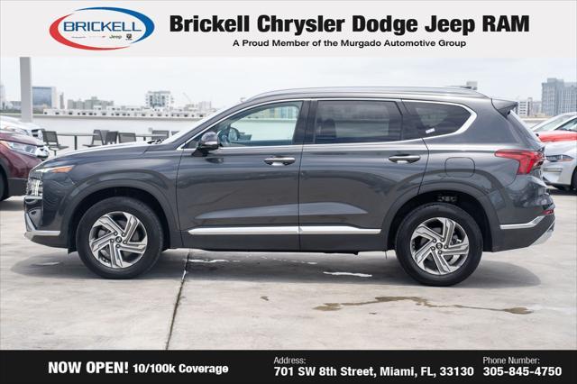 used 2021 Hyundai Santa Fe car, priced at $17,735