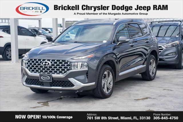 used 2021 Hyundai Santa Fe car, priced at $17,735
