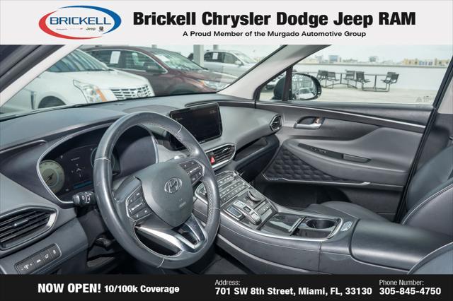 used 2021 Hyundai Santa Fe car, priced at $17,735