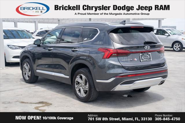 used 2021 Hyundai Santa Fe car, priced at $17,735