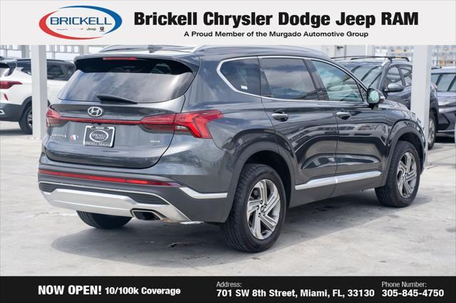 used 2021 Hyundai Santa Fe car, priced at $17,735