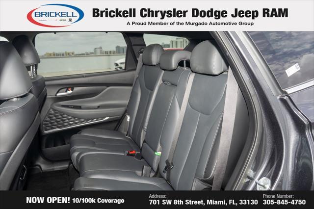 used 2021 Hyundai Santa Fe car, priced at $17,735