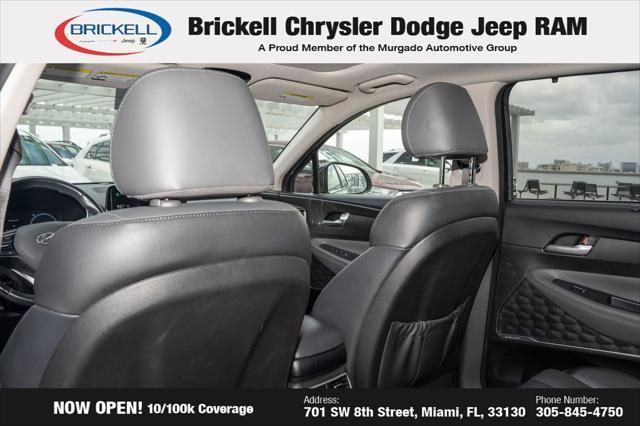 used 2021 Hyundai Santa Fe car, priced at $17,735
